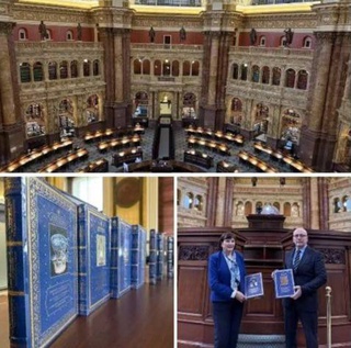 Библиотеке Конгресса США переданы 50 томов серии «Культурное наследие Узбекистана в собраниях мира»