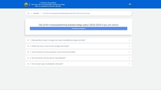 Абитуриентларни онлайн рўйхатга олиш бошланди
