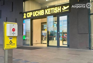 В аэропорту Ташкента создается доступная среда для лиц с инвалидностью