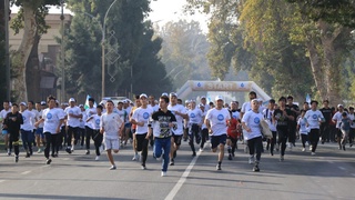 В Ферганской долине состоялась завершающая серия благотворительных забегов Save Aral - 2022