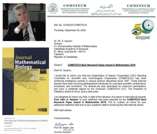 Ўзбекистонлик математик халқаро мукофот совриндори бўлди