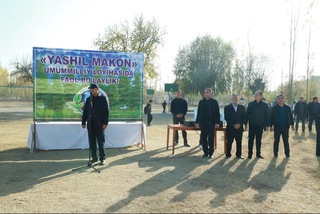 "Яшил макон” умуммиллий лойиҳаси доирасида "Устозлар боғи" ташкил этилди