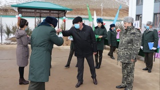 Сариосиё туманида замонавий ҳарбий шаҳарча қурилди