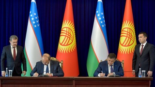 Өзбекстан мен Қырғызстанның мемлекеттік шекарасы бойынша біріккен Мәлімдемеге қол қойылды
