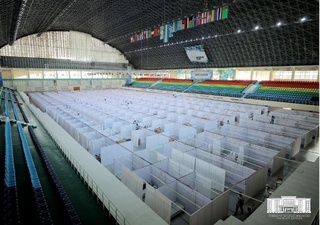 Юнусободдаги гимнастика саройи ҳам коронавирусга чалинганларни қабул қилишни бошлайди