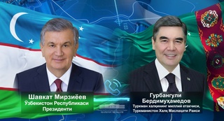 Раҳбарони Ӯзбекистон ва Туркманистон масъалаҳои кунунии рӯзномаи дуҷонибаро баррасӣ карданд