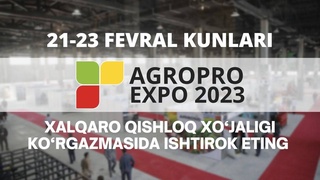 В Самарканде пройдет сельскохозяйственная выставка AGROPRO EXPO-2023