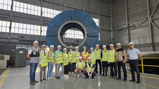 Ҳайати вакилони Олмон ба Комбинати маъдани-кӯҳии Навоӣ ташриф оварданд