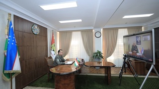 Tojikiston Respublikasi Milliy gvardiyasi qoʻmondoni bilan uchrashuv