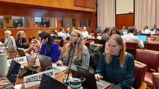 The issue of reducing atmospheric air pollution is being discussed in Geneva