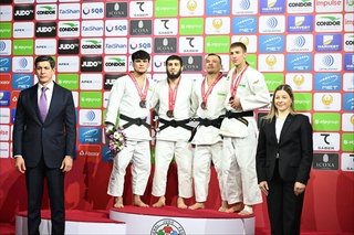 Дзюдоисты Узбекистана завоевали пять медалей турнира «Большого шлема»