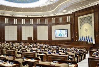 Информация о первом дне 15-го пленарного заседания Сената Олий Мажлиса Республики Узбекистан