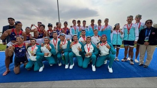 Мунтахаби қаиқронии Ӯзбекистон дар чемпионати Осиё 12 медал ба даст овард