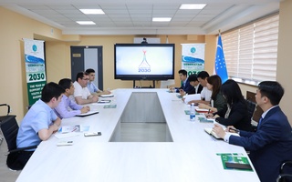 Markazda Xitoyning Sinxua instituti delegatsiyasi bilan uchrashuv o'tkazildi