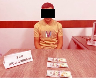 Jizzaxda sudya yordamchisi 300 AQSH dollari olgan vaqtida ushlandi