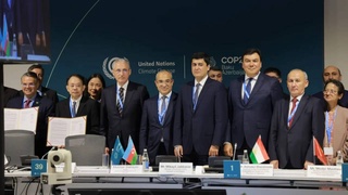 The Declaration on Cooperation between Central and West Asia in the field of climate change was signed
