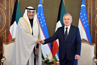 Өзбекстан Президенті Кувейт Тақ мұрагерімен кездесті