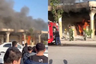 В Ташкенте в одном из магазинов в Алмазарском районе вспыхнул пожар