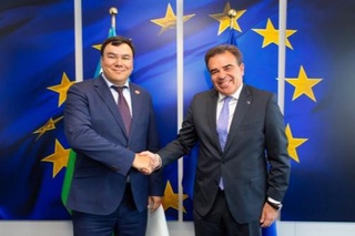 Бош вазир ўринбосари Брюсселда Европа комиссияси вице-президенти билан учрашди