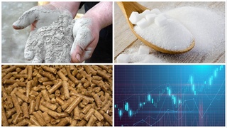 Биржада цемент, шакар ва шрот нархи пасайди