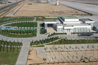 Construction of a new airport was completed