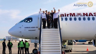 Кыргызстанская «Air Manas» после долгого перерыва совершила полет «Бишкек - Ташкент»