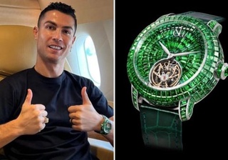 Oʻzbekistonlik tadbirkor Krishtianu Ronalduga soat sovgʻa qildi