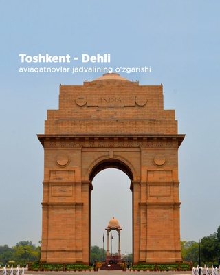 Тошкент-Деҳли-Тошкент йўналишидаги авиақатновлар жадвалида ўзгариш бўлди