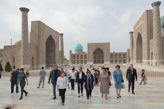 Sammit qatnashchilari koʻhna va hamisha navqiron Samarqandda boʻldilar