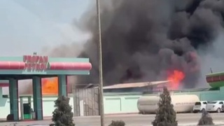 Қашқадарёда газ тўлдириш шохобчаси ёниб кетди
