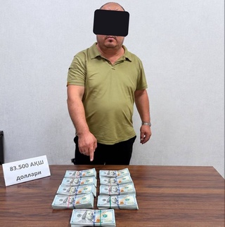 В Ахангаранском районе задержали руководителя подрядной компании, требовавшего у субподрядчика 83,5 тысячи долларов