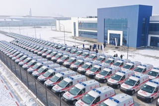 “Volkswagen Caddy“ тез тиббий ёрдам машиналарининг навбатдаги партияси ҳудудларга топширилди