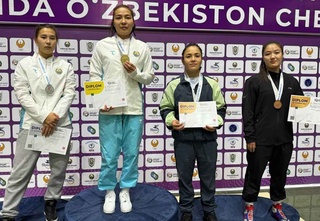 Палўан қызлар Ташкентте беллести