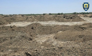 В Бухарской области фермерское хозяйство незаконно добывало песчано-гравийную смесь