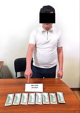 В Термезе задержан помощник судьи за получение взятки