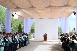 «Яшил макон» умуммиллий лойиҳаси доирасида ҳар йили 200 млн туп кўчат экилади