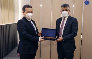 Ш. Шерматов ва Баҳрайн Қироллиги транспорт ва телекоммуникациялар вазири билан учрашди