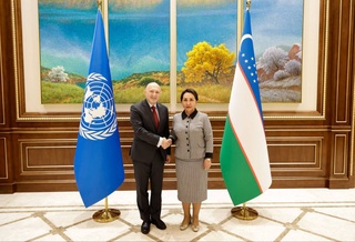 Сенат Баслығы БМШ Бас хаткериниң арнаўлы ўәкили менен ушырасты