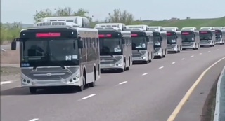 Jizzax shahri uchun 22 dona zamonaviy avtobus olib kelindi