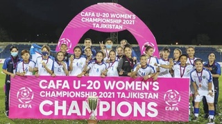 Женская молодежная сборная Узбекистана (U-20) по футболу стала победителем чемпионата CAFA-2021 в Душанбе