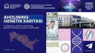 Өзбекстанда илимпазлар халықтың генетикалық картасын жаратыўға киристи
