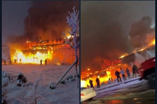 Тошкентда янги қурилаётган биноларнинг бирида ёнғин чиқди