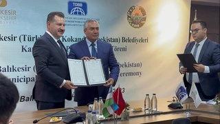 Главы столичного муниципалитета Балыкесир и города Коканда подписали протокол города-побратима