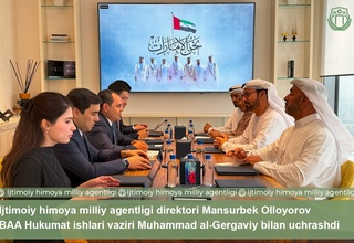 Ijtimoiy himoya milliy agentligi direktori BAA Hukumat ishlari vaziri bilan muzokaralar o'tkazdi