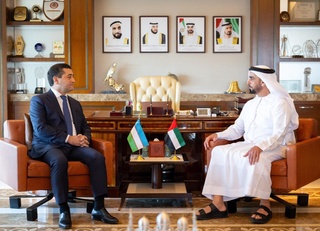 Бахтиёр Саидов шайх Сайф бин Зоид Ол Наҳаён Ҳәзирети менен ушырасты