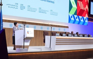 Сенат Раиси Қатарда ўтказилган БМТнинг юқори даражадаги конференциясида иштирок этди