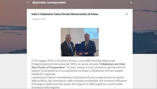 В фокусе внимания итальянских СМИ встреча экспертных кругов Узбекистана и Италии