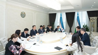 Шерзод Шерматов Корея Республикаси Элчиси билан учрашди