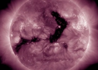A magnetic storm is approaching Earth due to a coronal hole in the Sun