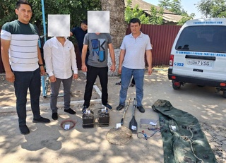 “Qorasuv“ daryosida elektr toki bilan baliq ovlaganlar ushlandi